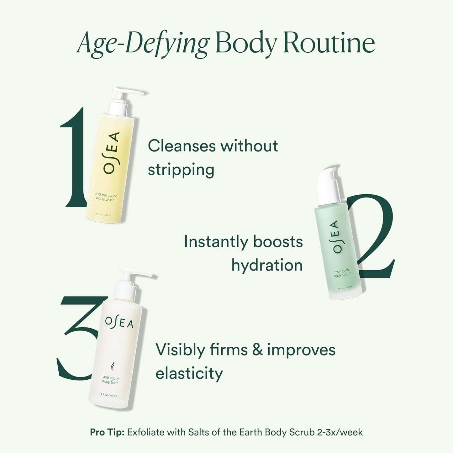 OSEA Anti-Aging Body Balm 5 oz - Firming & Tightening Body Lotion for Hydration - For Silky Glowing Skin - Nutrient-Rich Seaweed Body Lotion - Clean & Vegan Body Care Anti-Aging Body Moisturizer
