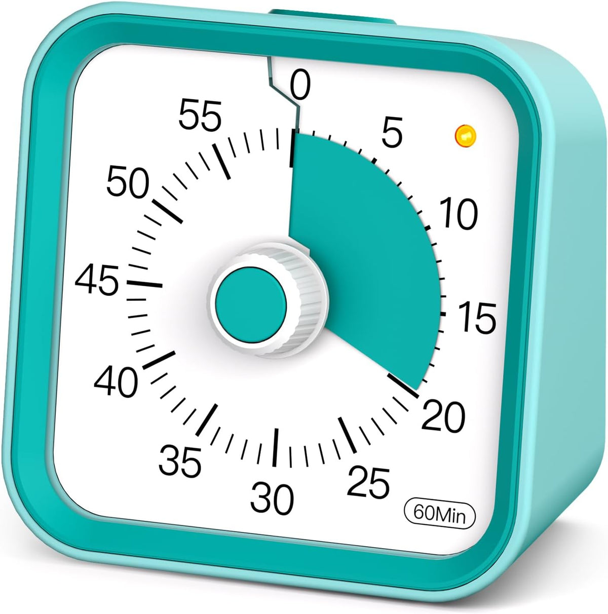 Visual Timer for Kids, Cute Timer with Pause Function, Green