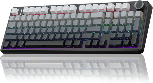 AULA F99 Pro Wireless Mechanical Keyboard with Number Pad, Knob, 99 Keys