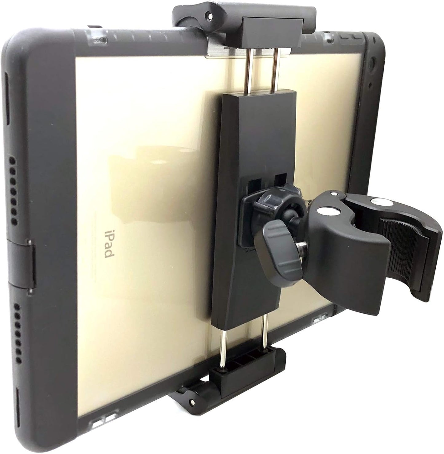 LycoGear Lycan Series Marine Boat Boat Helm Rail Tablet & Smartphone Pole Handle bar Holder Mount for iPad Pro 12.9 10.5 9.7 Air Mini GalaxyTab Phone 17 16 Pro Max Plus Fold Pixel Surface Pro Slate