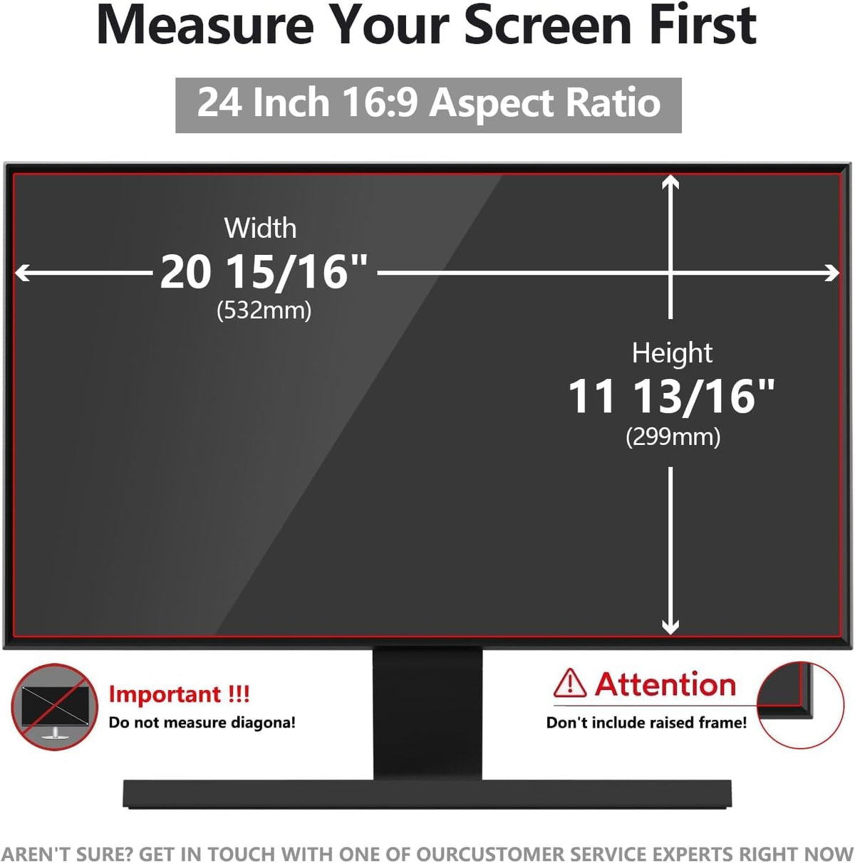 24 Inch Computer Privacy Screen Shield 2 Pack for 16:9 Widescreen Desktop