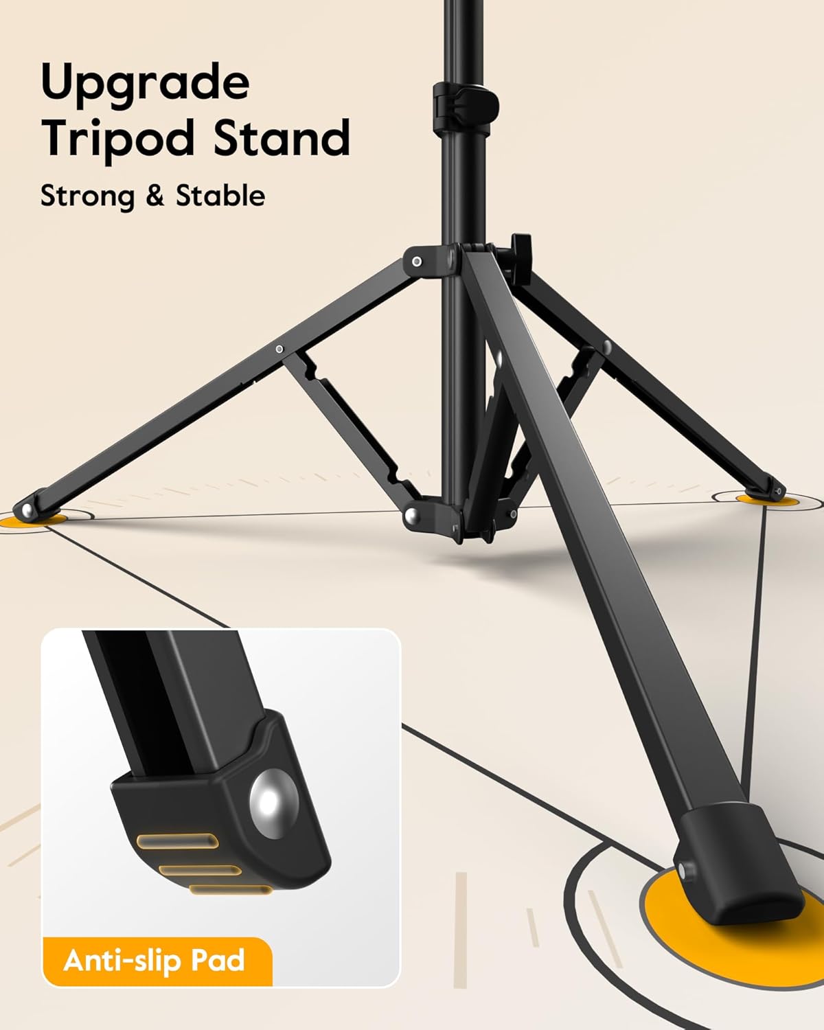 Upgrade Tripod Ring Light Stand with 2 Telescopic Arms -67" Ring Light Tripod for iPhone&Android, Overhead Phone Mount with Remote, Phone Stand for for TikTok, YouTube，Zoom & Video Recording