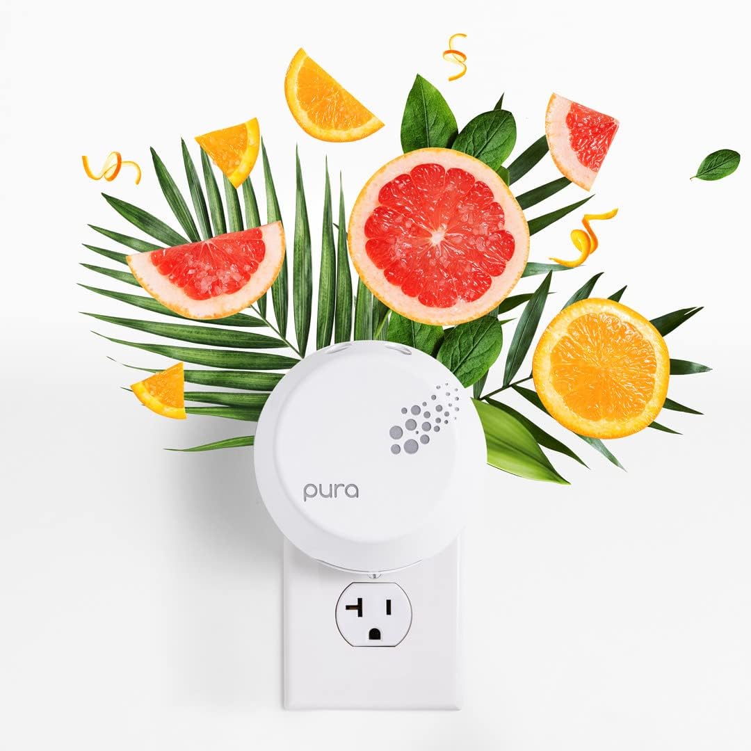 Capri Blue Pura Smart Home Plug-in Diffuser Refills – Includes 2 Capri Blue Pura Refills for Plug In Diffusers for Home - Long Lasting Luxury Scents - Volcano (Pack of 2)