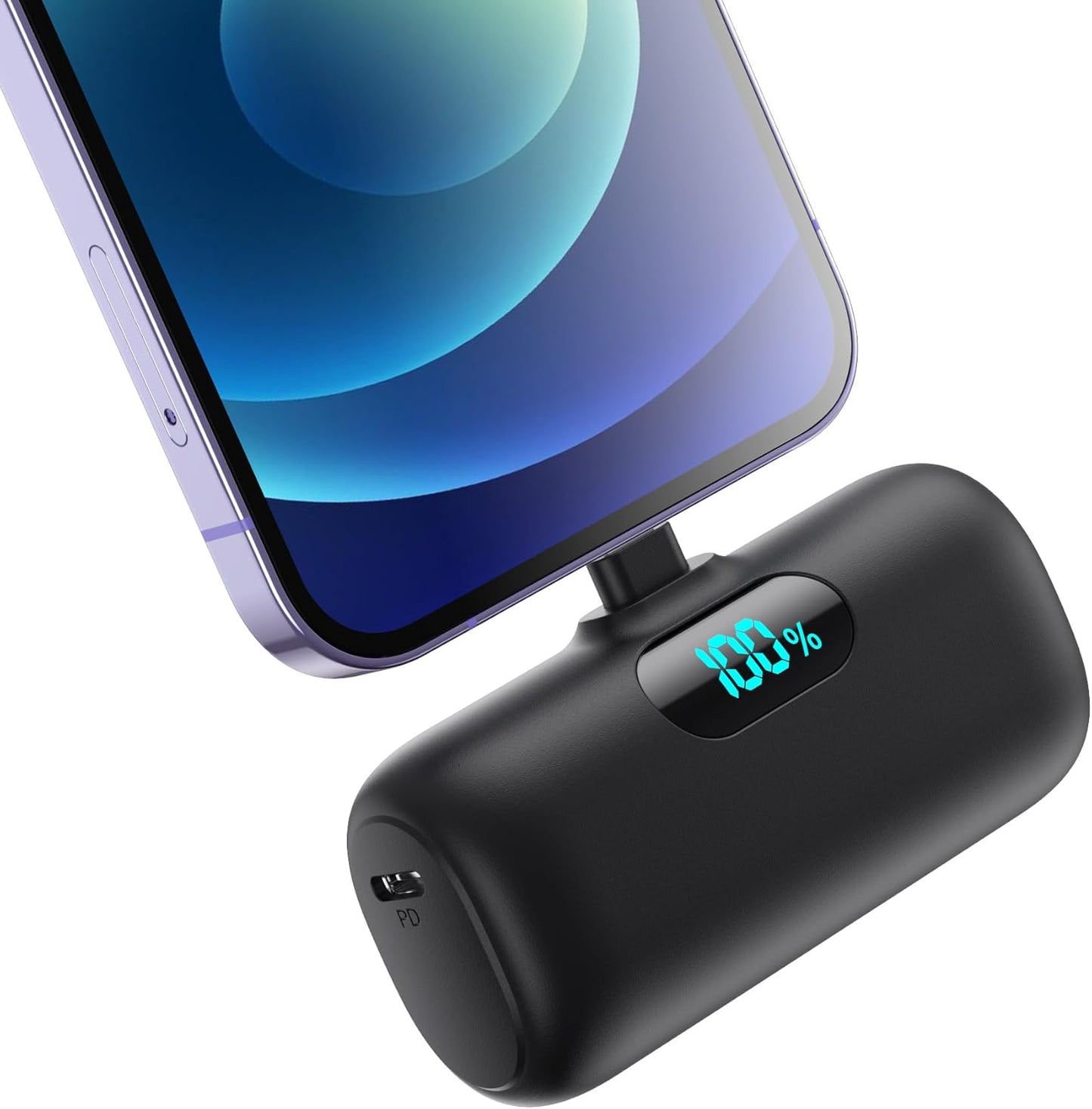 Small Portable Charger for iPhone 14/13,5000mAh PD Fast Charging Power Bank,Mini Battery Pack Portable Phone Charger Travel Essentials for iPhone 14/14 Pro Max/13/13 Pro/12 Pro/11/XS/XR/X/8/7/6 Series