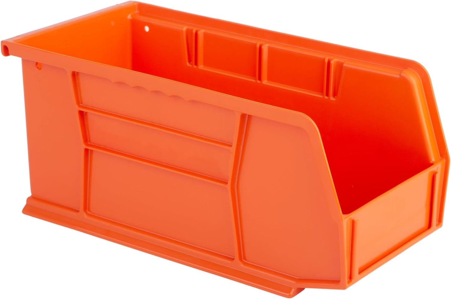 HE HUDSON EXCHANGE 11" x 5.5" x 5" (12 Pack) Plastic Stackable Storage Bin, Orange