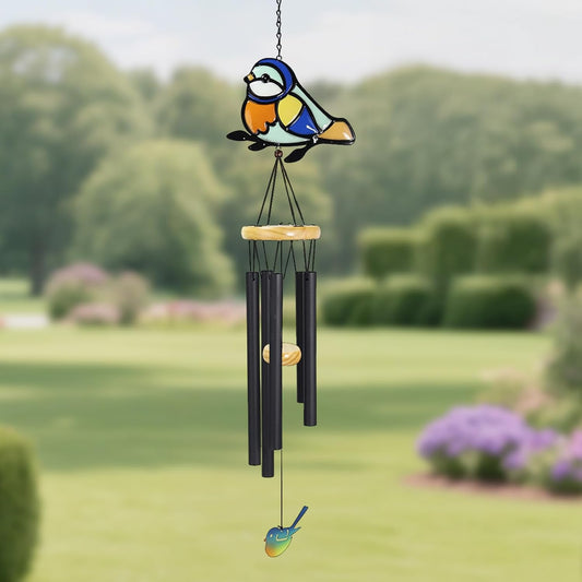 Wind Chimes for Outside Metal Aluminum 41.7" Inches Wind Chime with Brid Outdoor Decor Large Unique Chimes for Outside Festivals/Birthday for Mom Dad Grandma Home Garden Patio Decor