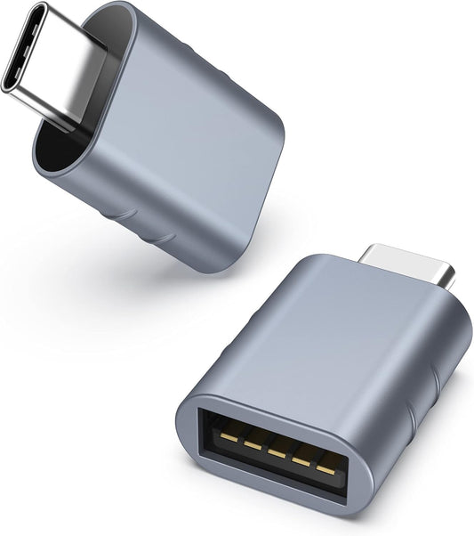 Syntech USB C to USB Adapter Pack of 2, USB 3.0 to Thunderbolt 5/4 Adapter
