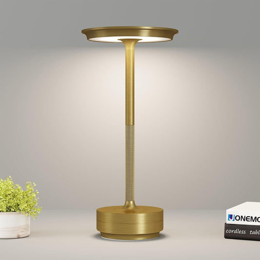 1 Pack Cordless Table Lamp Rechargeable, 5000mAh Battery Table Light