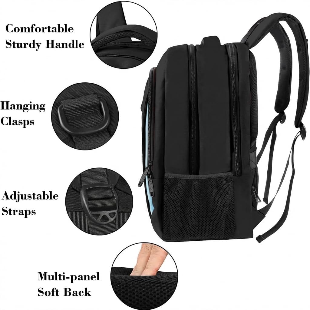 MATEIN Travel Laptop Backpack for Men, Business Anti Theft Slim Sturdy Laptops Backpack, Water Resistant College Computer Bag Gift for Women Fits 15.6 Inch Notebook