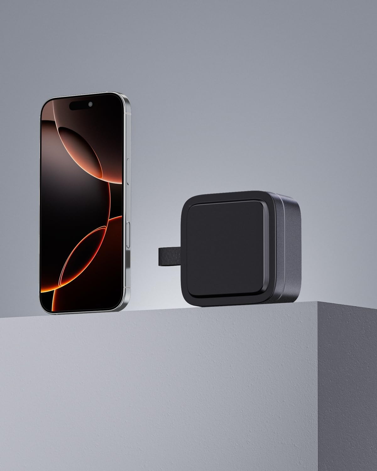 3 in 1 Wireless Charging Station for Apple Devices, Magnetic Foldable Travel Fast Charger Stand Compatible with MagSafe for iPhone Air/17/16/15/14/13/12 Series, Apple Watch & AirPods Pro/4/3/2-Black