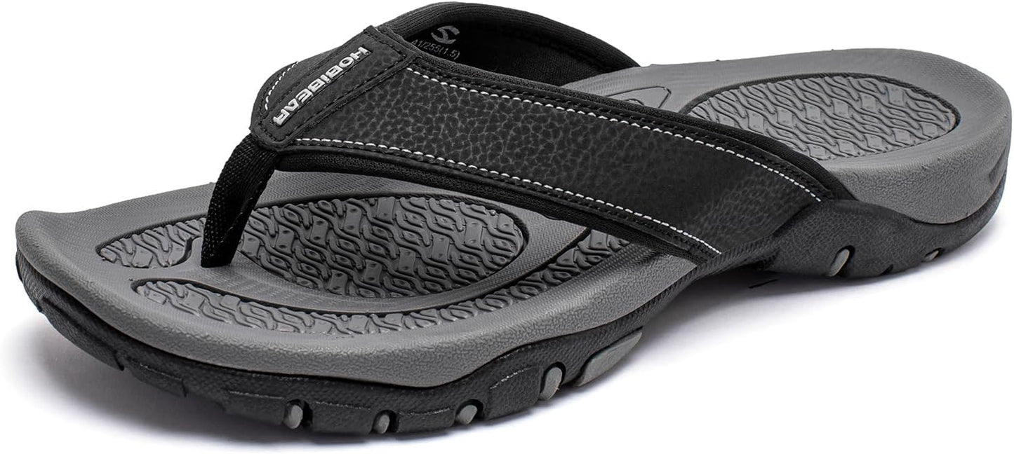 KIIU Mens Thong Sandals Indoor and Outdoor Beach Flip Flop