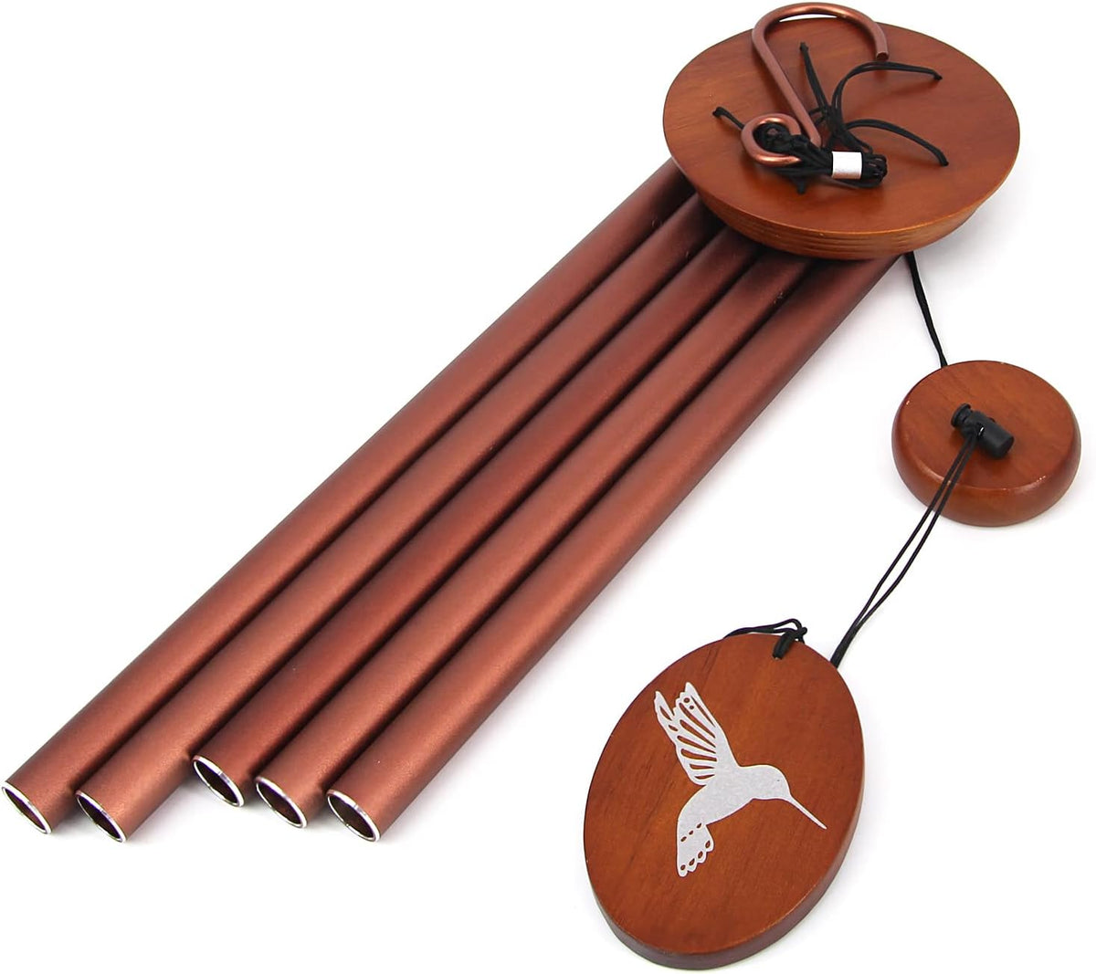 Hummingbird Wind Chimes for Outside, 33" Outdoor Wind Chimes