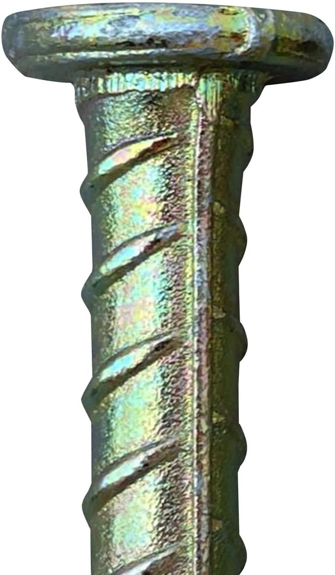 Sandbaggy 16" Galvanized Steel Rebar Stakes with Nail Head - Garden Stakes (#4 Rebar - 1/2" Diameter) - l-Shape - Ground Stake, Pins, Landscaping Spikes, Construction (150, Count)