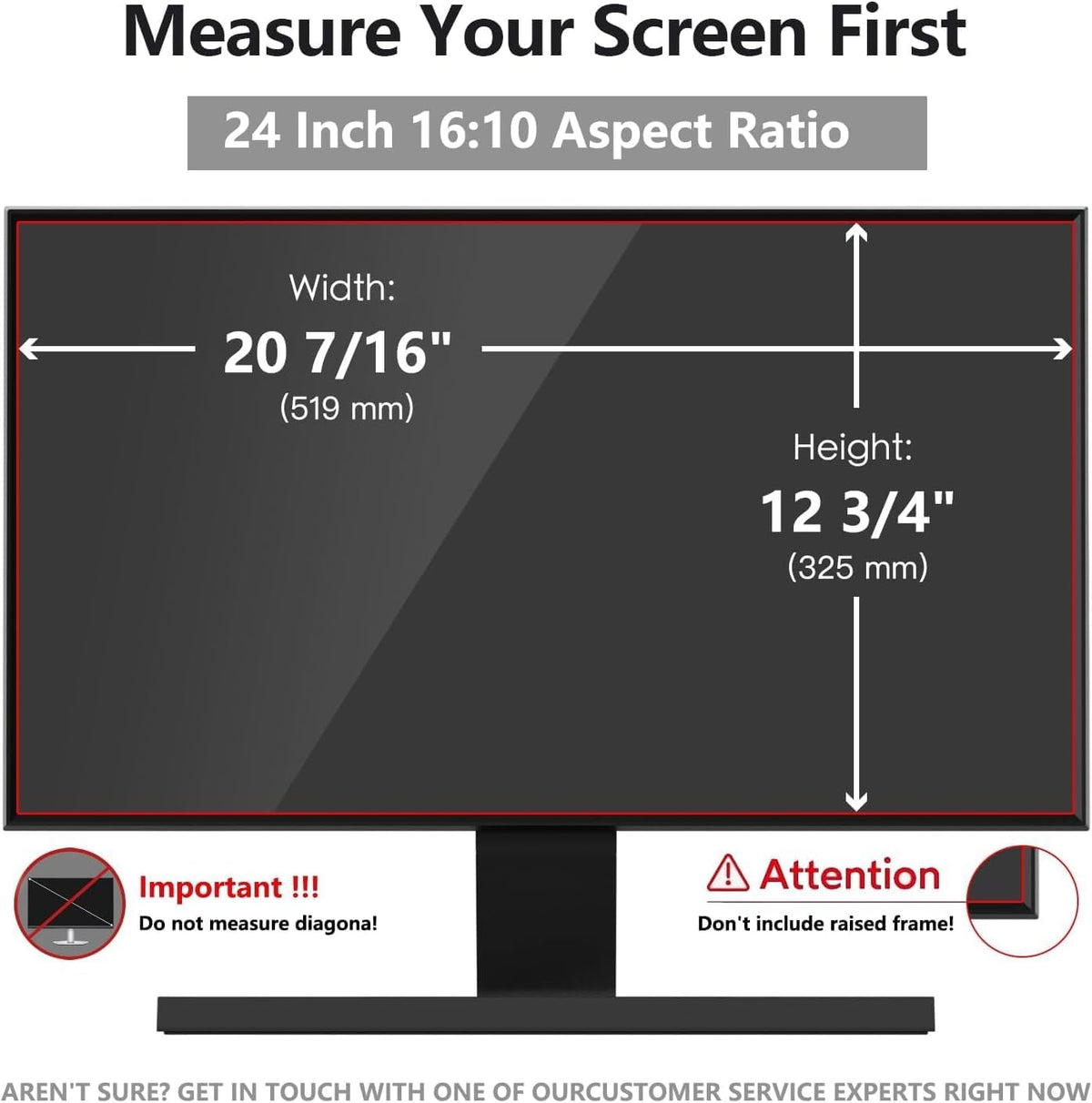 24 Inch Computer Privacy Screen Shield 2 Pack for 16:10 Widescreen Desktop