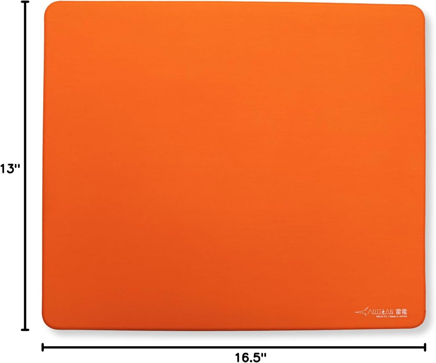 Artisan FX Raiden Gaming Mouse Pad – MID, L (420x330mm), Daidai Orange