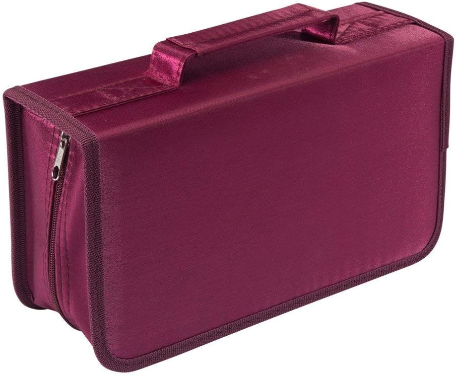 Capacity CD/DVD case Wallet, Storage,Holder,Booklet (128 Black)