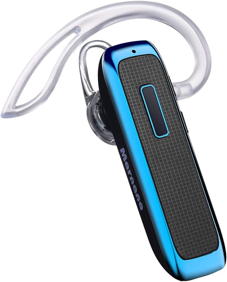 Bluetooth Headset, Wireless Bluetooth Earpiece w/ 18 Hours Playtime and Noise Cancelling Mic,Ultralight Earbud Headphone Hands-Free Calls for iPhone Tablet Samsung Android Cell Phones Truck Driver