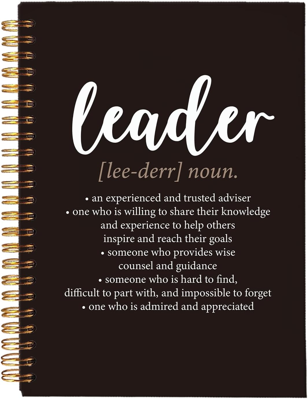 Leader Gifts Notebook Journal, Leadership Gifts Notebooks for Work