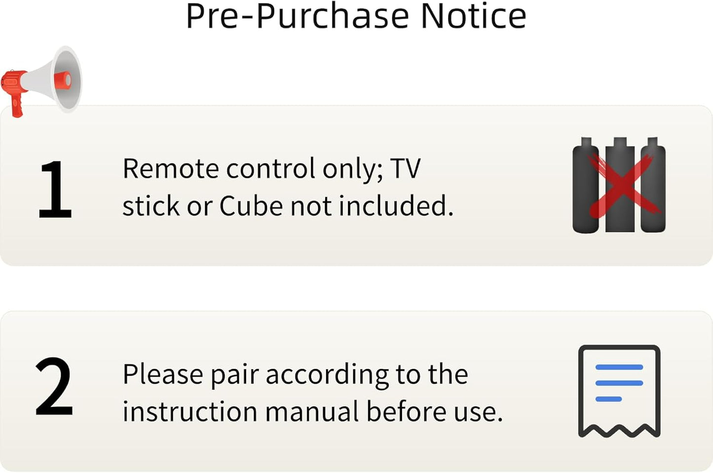 ORQRQO Replacement Remote for All Fire Series, TV Stick (HD, 4K, 4K Max, Lite), TV Cube and Omni, Insignia, Toshiba, Smart TVs, with Voice Control