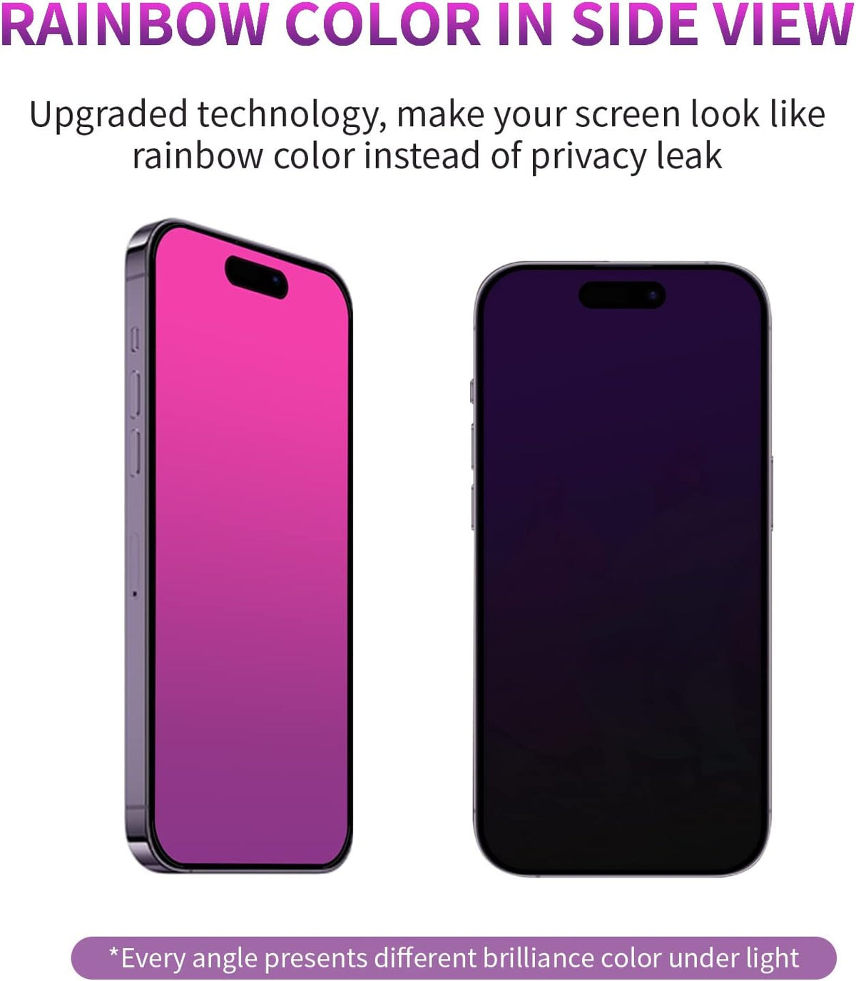 Privacy Screen Protector for iPhone 14 Pro Max Gradient 2 Pack