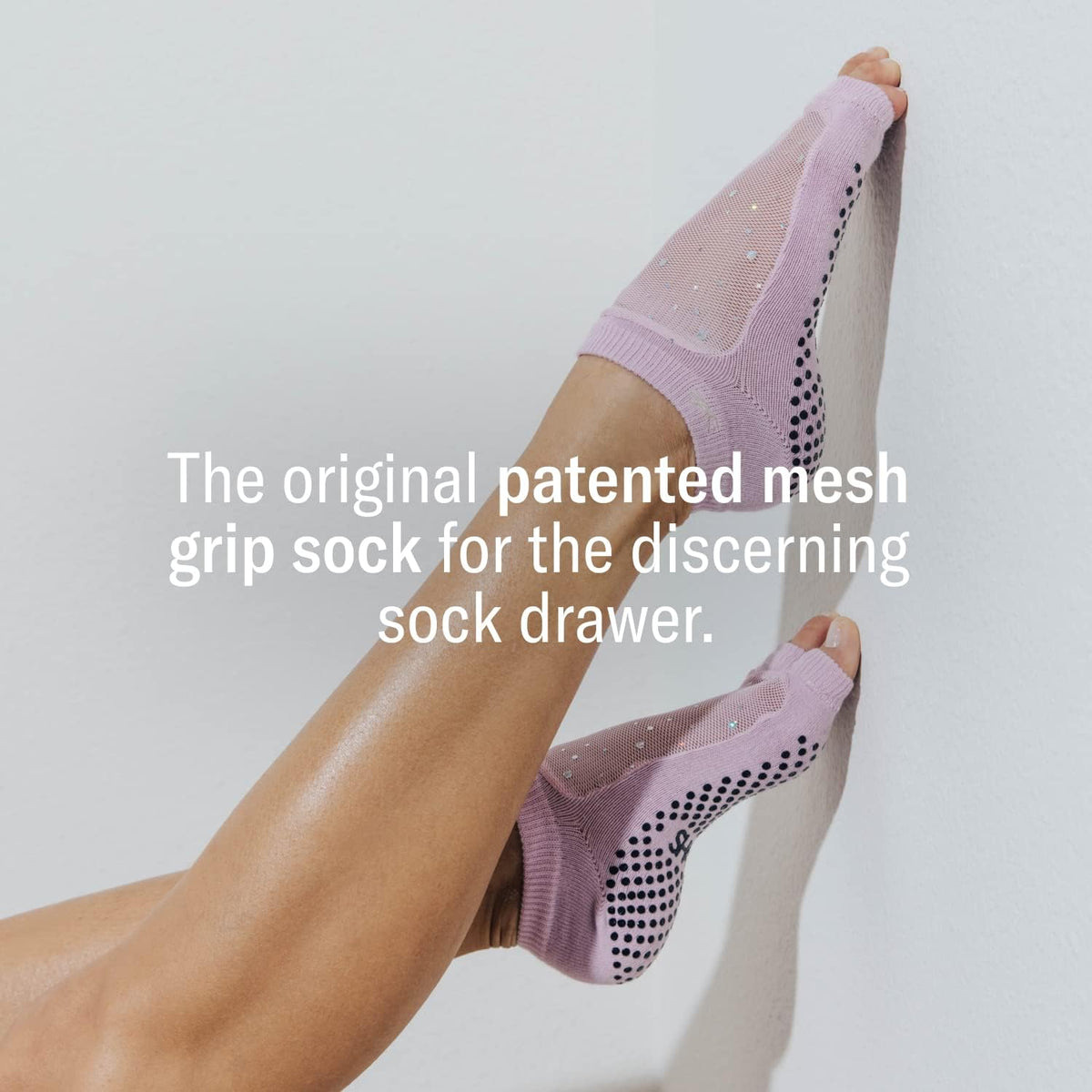 SHASHI Mesh Socks for Women – Stylish, Full-Coverage Non Slip Socks for Barre, Yoga and More