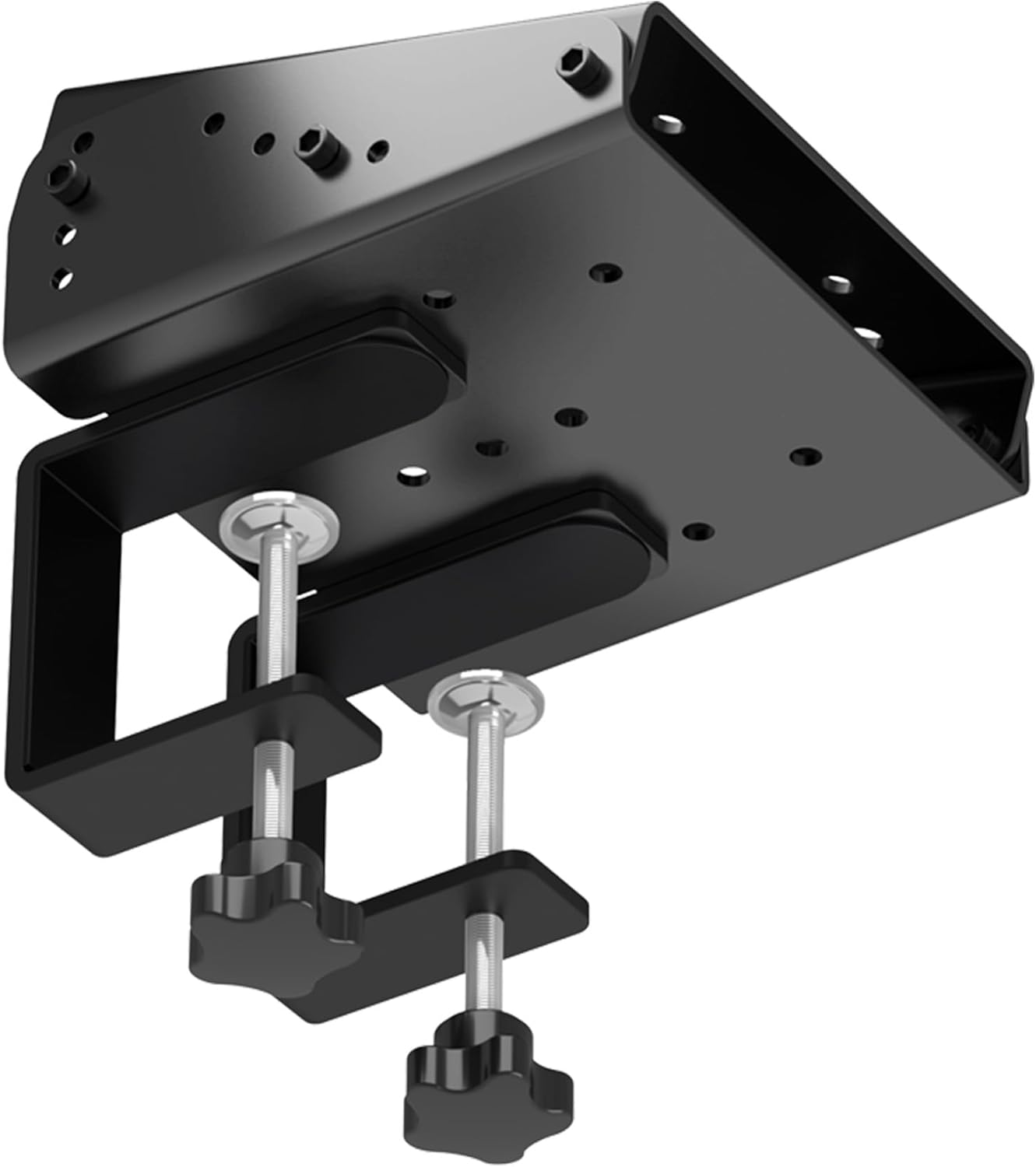 PXN Z9 Sim Racing Wheel Desk Clamp, Rigid Aluminum Racing Wheel Mount with 4-Angle Adjustment for Desk-Based Sim Racing Setups