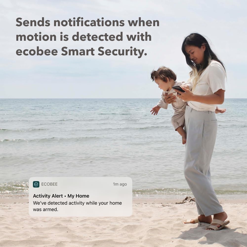 ecobee Smart Sensor 2 Pack - Comfort, Security, Energy Savings, Temperature and Occupancy Detection - Compatible with ecobee Thermostats for Home