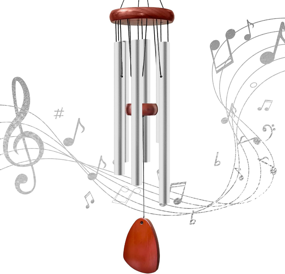 2 PCS 28" Wind Chimes for Outside, Outdoor Wind Chimes, Decoration Gift.
