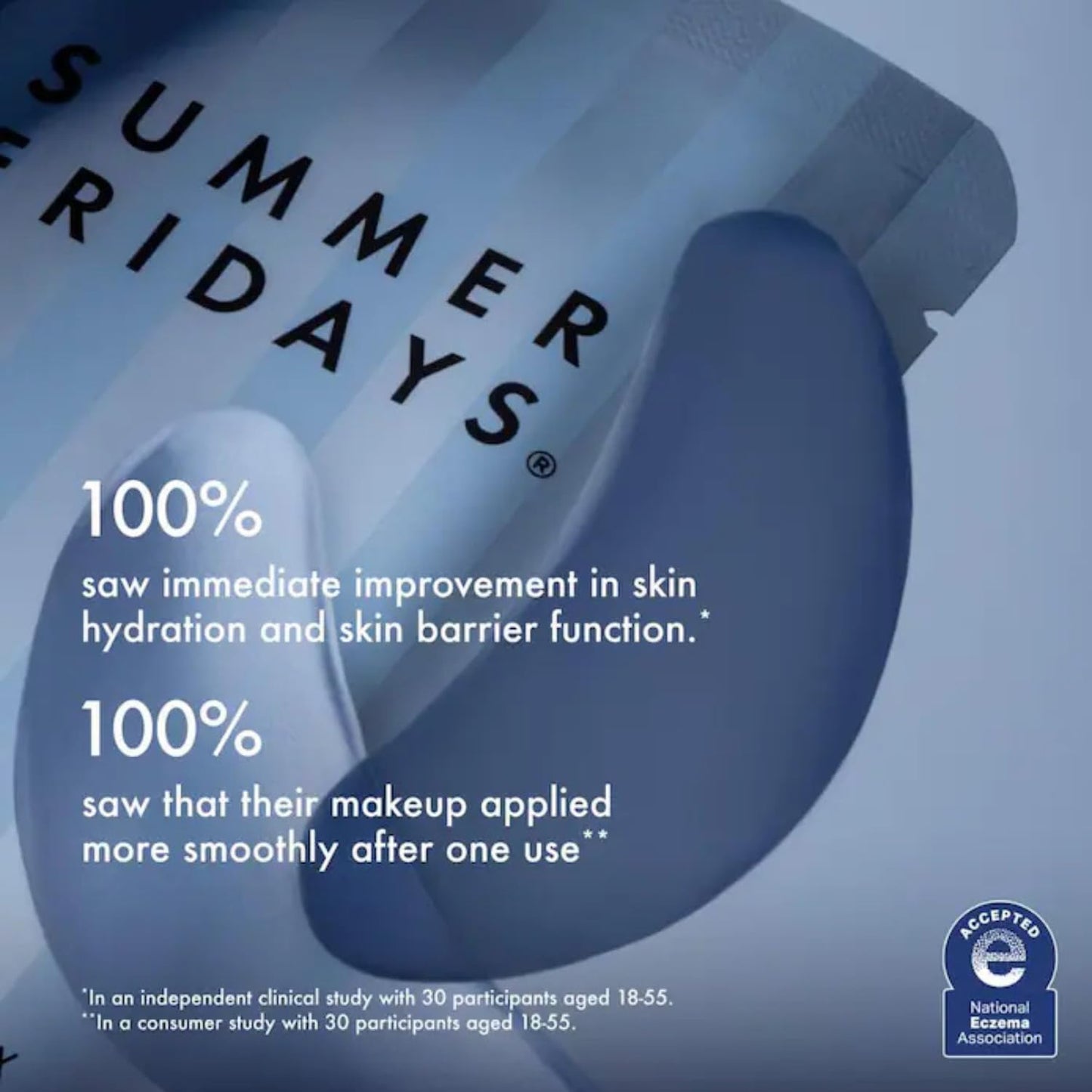 Summer Fridays Jet Lag Hydrating Eye Patches - De-puffing Hydrogel Under Eye Masks with Hyaluronic Acid, Caffeine + Peptides - Soothing + Refreshing At-Home + Travel Skin Care (6 Pairs)