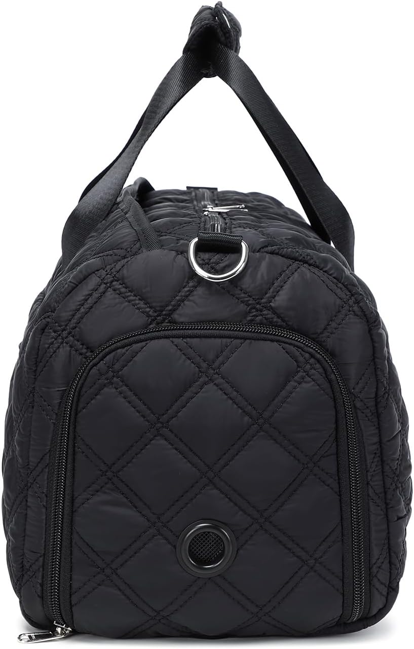 Octsky Gym Bag for Women with Shoe & Wet Compartment (Beige)