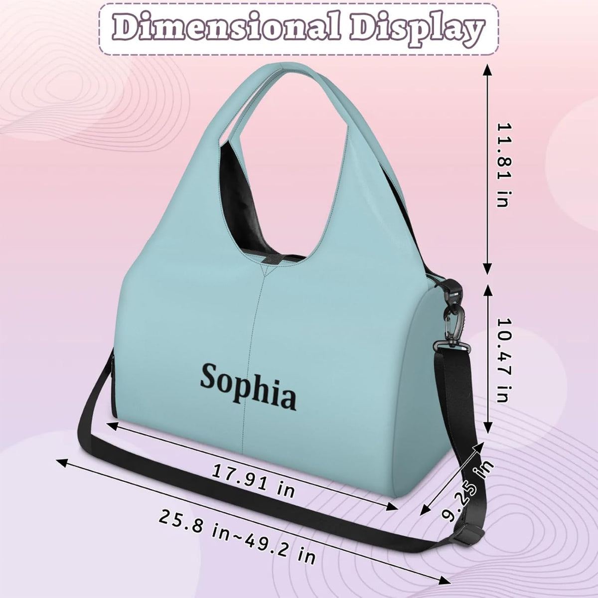 Yoga-Bag Small-Gym-Bag for Women Personalized Beige Yoga-Mat-Bag with Shoe Compartment Gym Accessories for Women