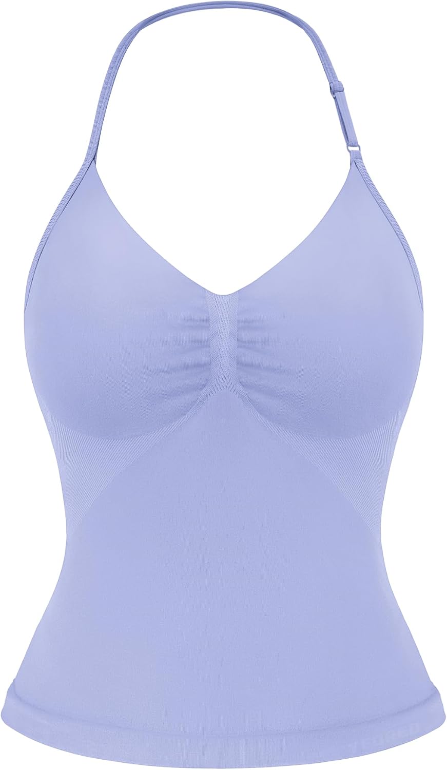YEOREO SoftHue Impact Longline Strappy Top Women's Halter Workout Tank Tops