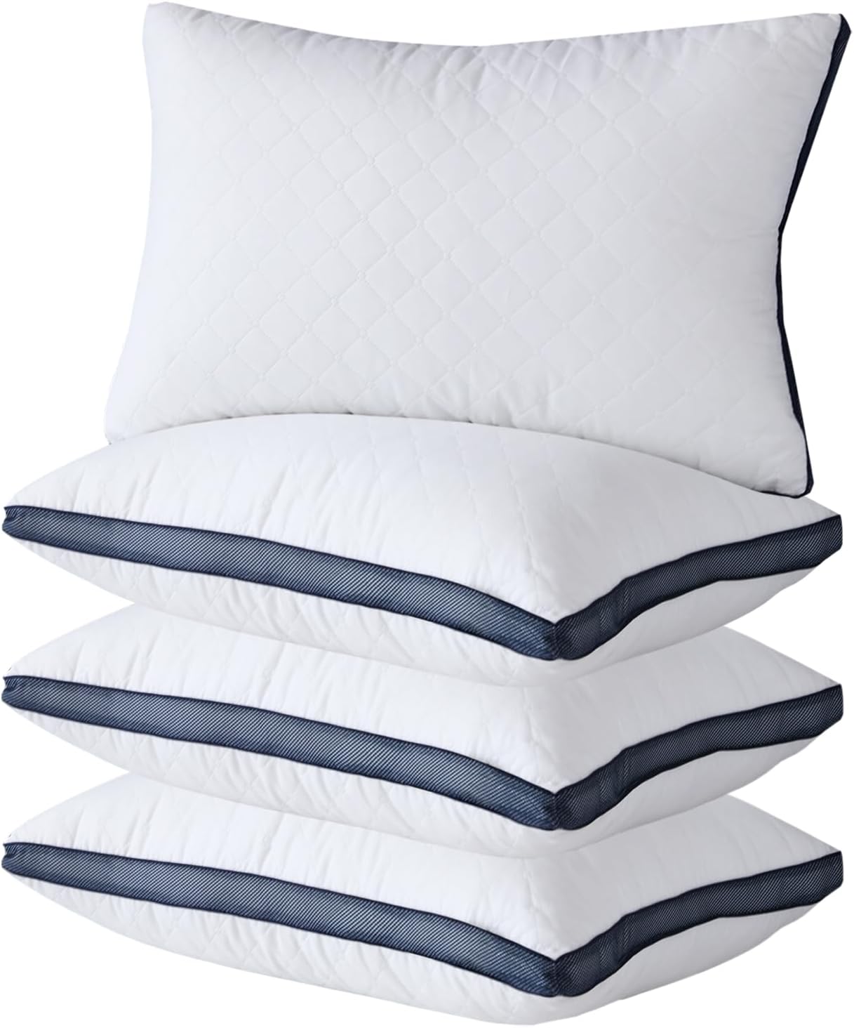 Meoflaw Pillows for Sleeping (2-Pack), Luxury Hotel Pillows Queen Size Set of 2,Bed Pillows for Side and Back Sleeper (Queen)