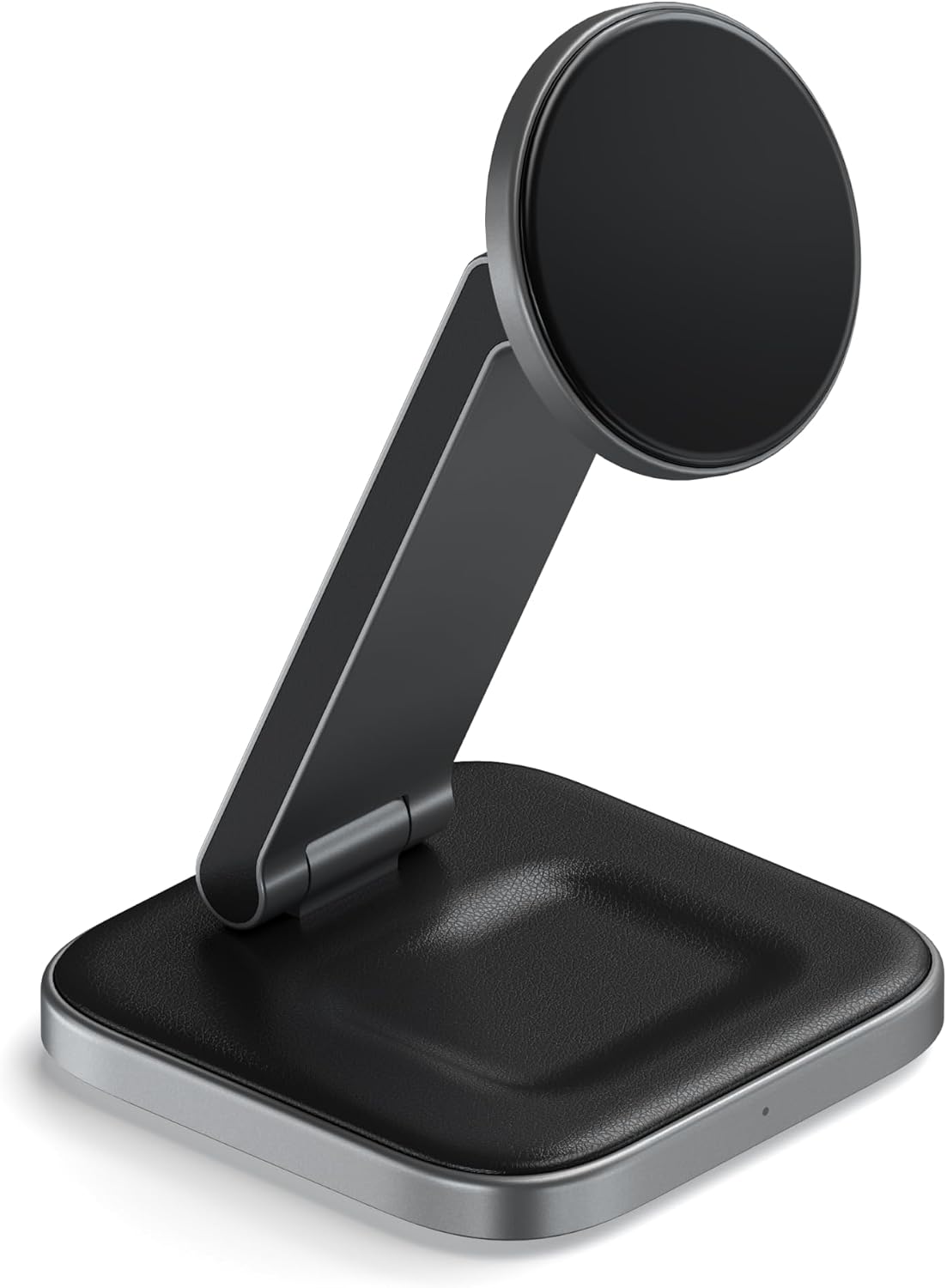 Satechi 3-in-1 Qi2 Wireless Charging Station, 15W Magnetic Charging | Foldable travel design, fits iPhone 12-17, AirPods Pro, Apple Watch