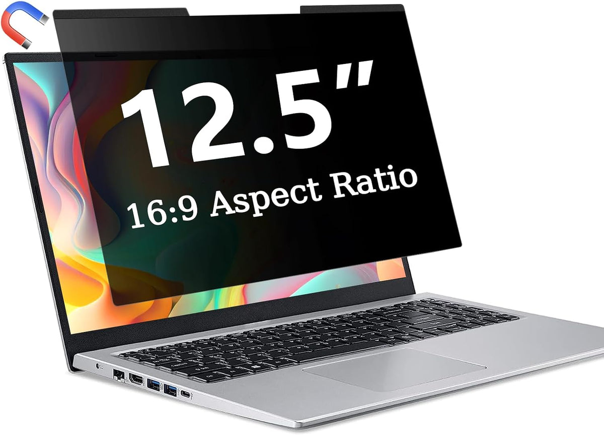 Magnetic Laptop Privacy Screen 13.3 Inch 16:10, Removable Privacy Filter