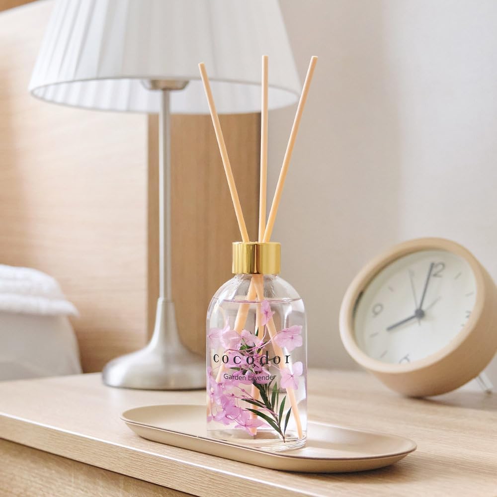 COCODOR Herbarium Reed Diffuser/Refreshing Air/6.7oz(200ml)/ Fragrance Scent Essential Oil Stick Diffuser Set for Bedroom Bathroom Home Décor