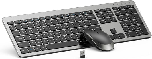 seenda Wireless Keyboard and Mouse Combo, Slim Full-Size Design