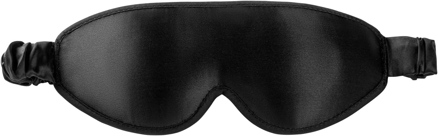 Alaska Bear Silk Contour Sleep Mask with Molded Cups, Luxury Cool 22 Momme,3D Padded Eye Mask for Sleeping with Gift Box