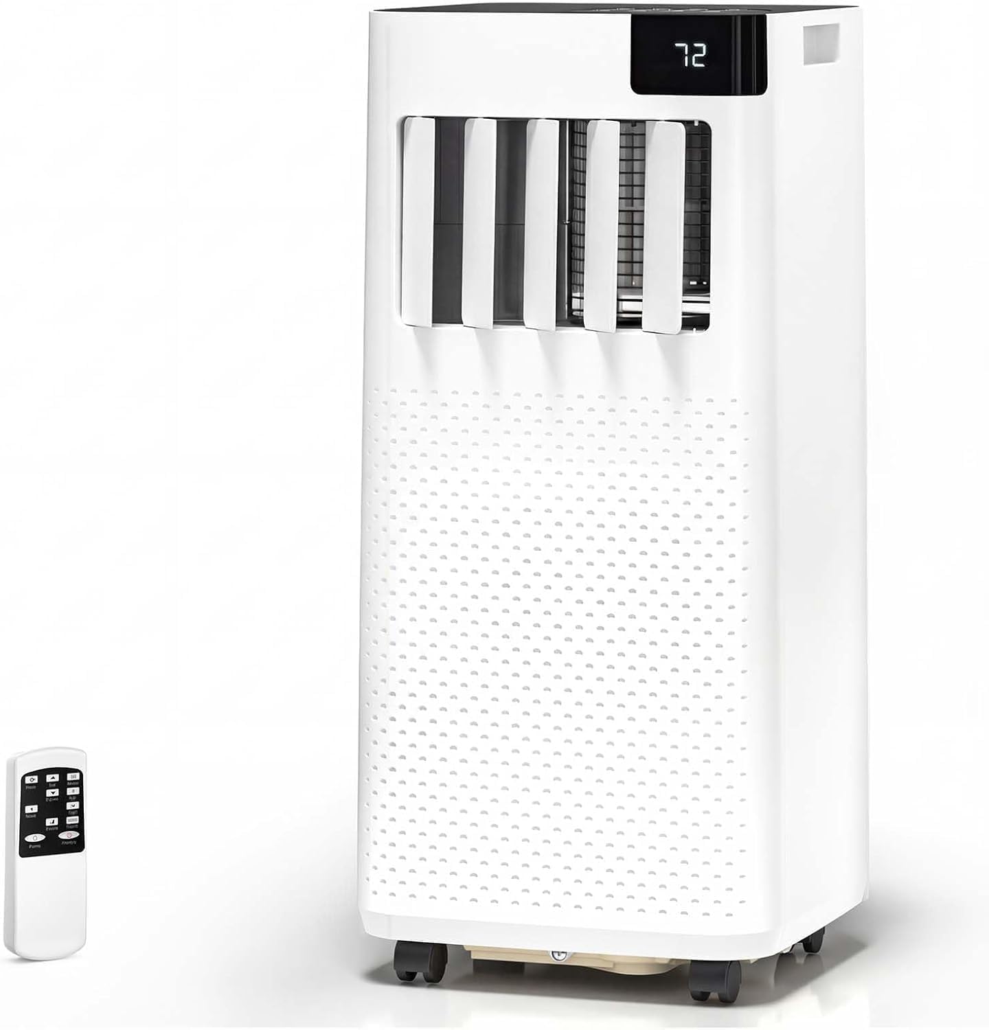 Antarctic Star 8000 BTU Portable Air Conditioner, 5-in-1 AC Unit with Cool, Dehumidifier, Fan, Sleep & Timer Modes, Auto Swing, Child Lock, Cools Up to 350 Sq.Ft, Air Conditioner for Bedroom Apartment