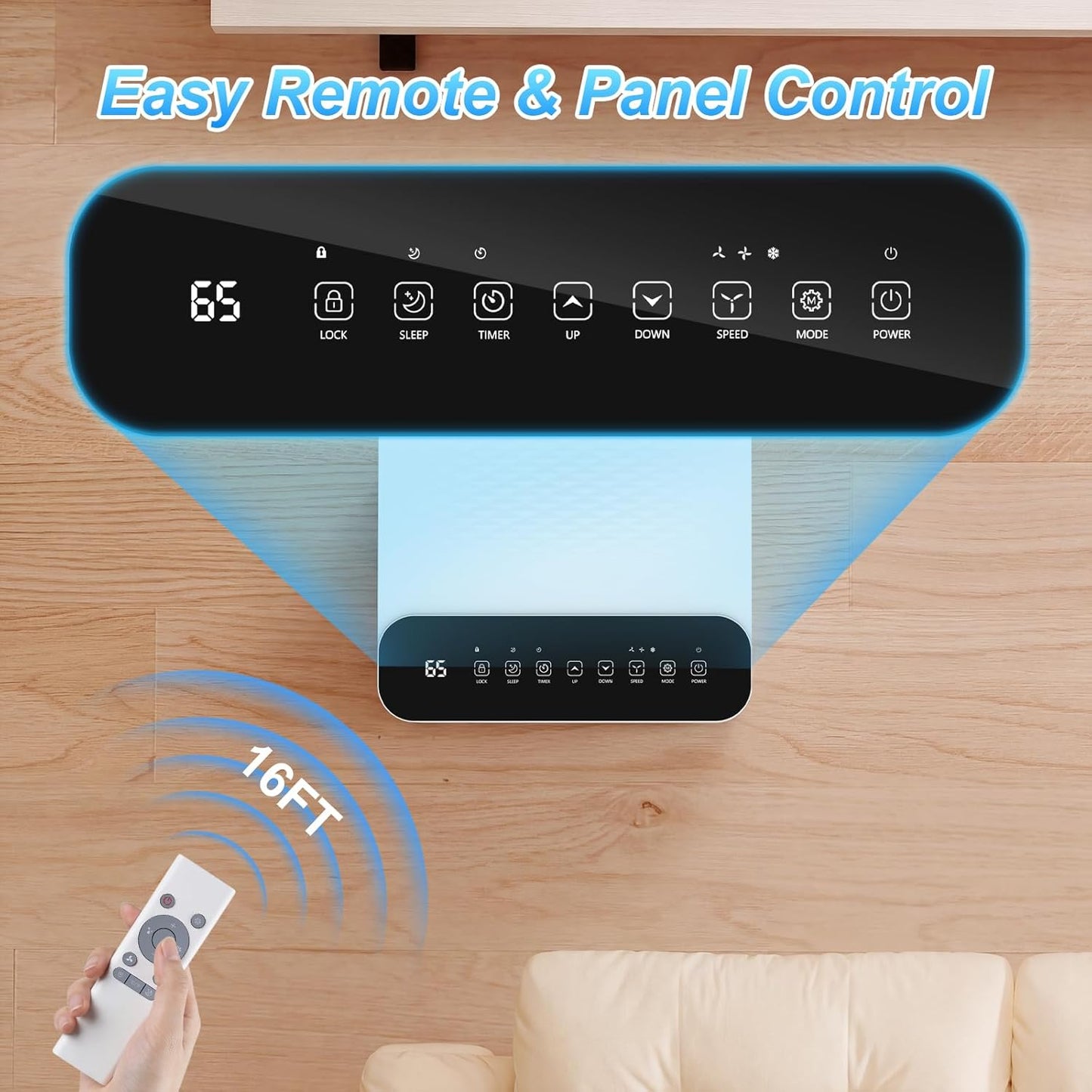 Portable Air Conditioners,10,000 BTU 3-in-1 Portable AC unit for Rooms up to 450 Sq. Ft, Featuring 24H Timer, Smart Sleep Mode, Window Kits Included, Perfect for Bedrooms, Kitchens, and Apartments