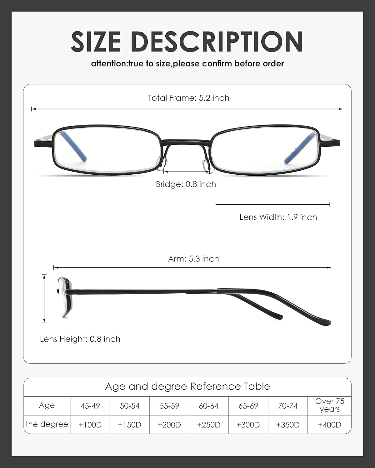 3 Pack Slim Pocket Reading Glasses for Men Women Blue Light Blocking Compact Readers Spring Hinge Metal Frame