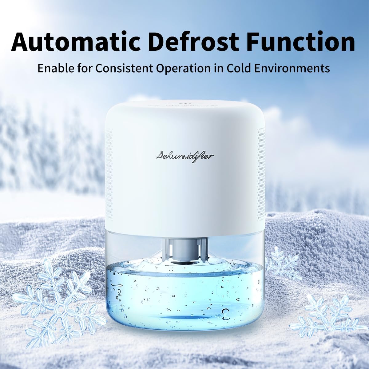 Dehumidifier for Home Small Quiet Dehumidifiers for 44OZ Water Tank Auto Defrost and Shutoff 10 Colors Light 4 Timer Options 3 Modes Portable Dehumidifiers for Bedroom Bathroom Closet RV