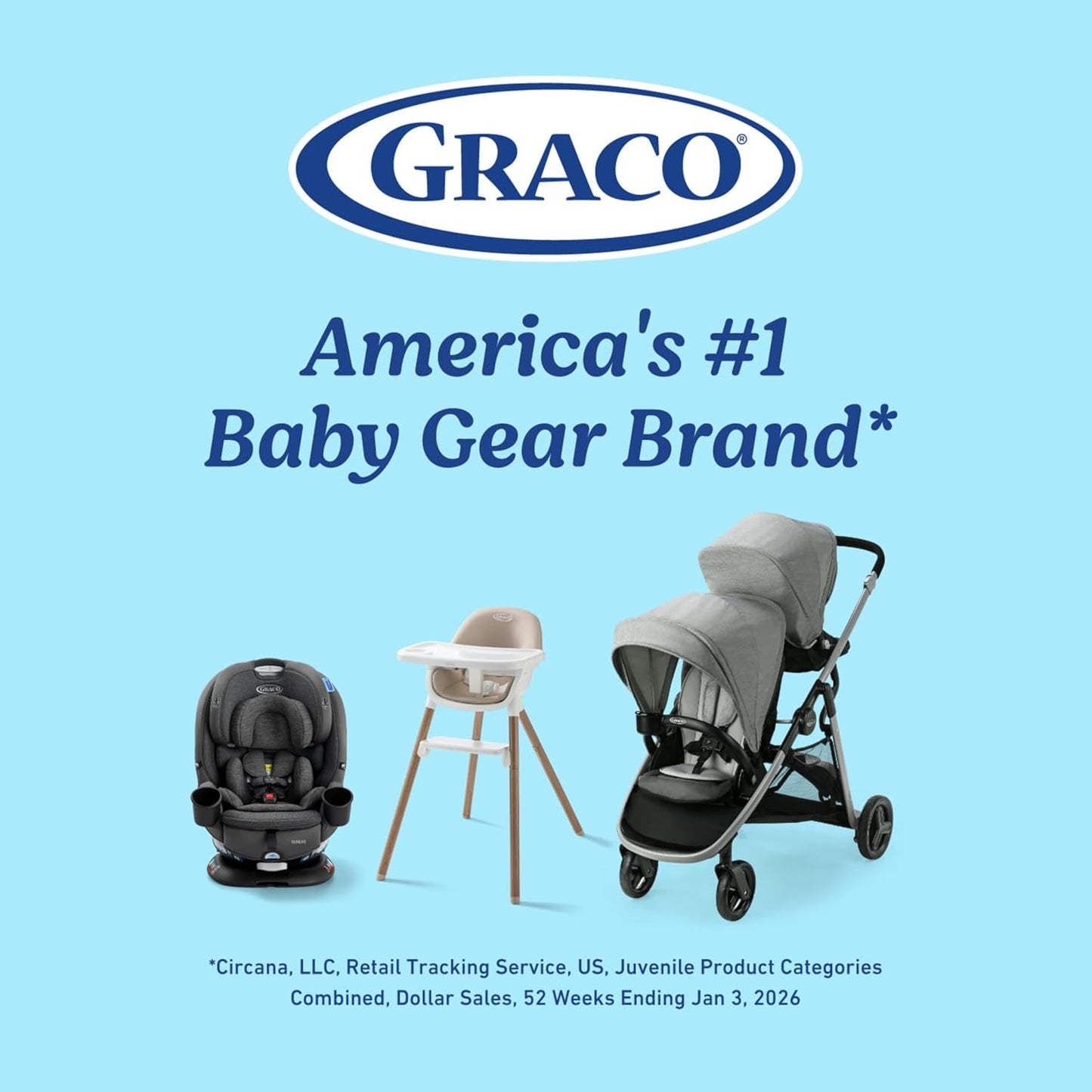 Graco Modes Pramette Stroller, 3-in-1 Baby Stroller, 3 Modes: Infant Car Seat Carrier (Car Seat Not Included), Infant Pramette to Toddler Stroller with Reversible Seat and One-Hand Fold, Redmond