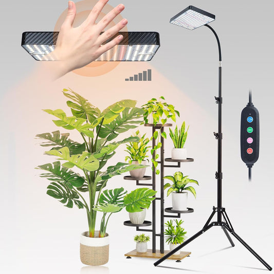 FECiDA Smart Control Grow Lights for Indoor Plants with Stand and Timer