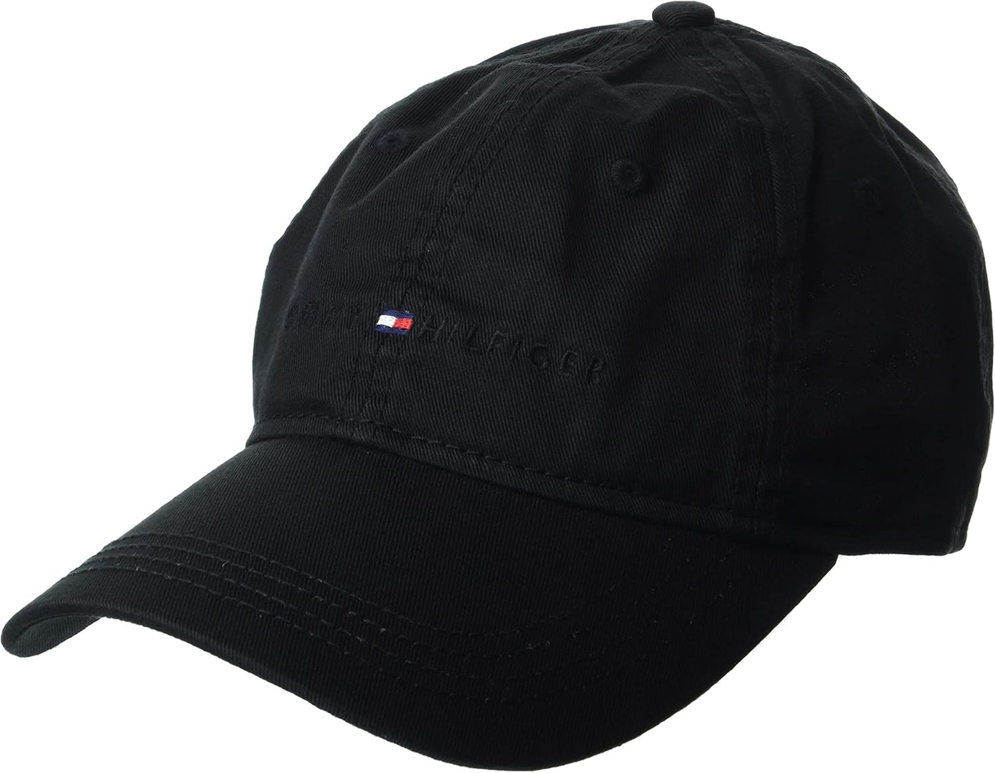 Tommy Hilfiger Men's Cotton Logo Adjustable Baseball Cap