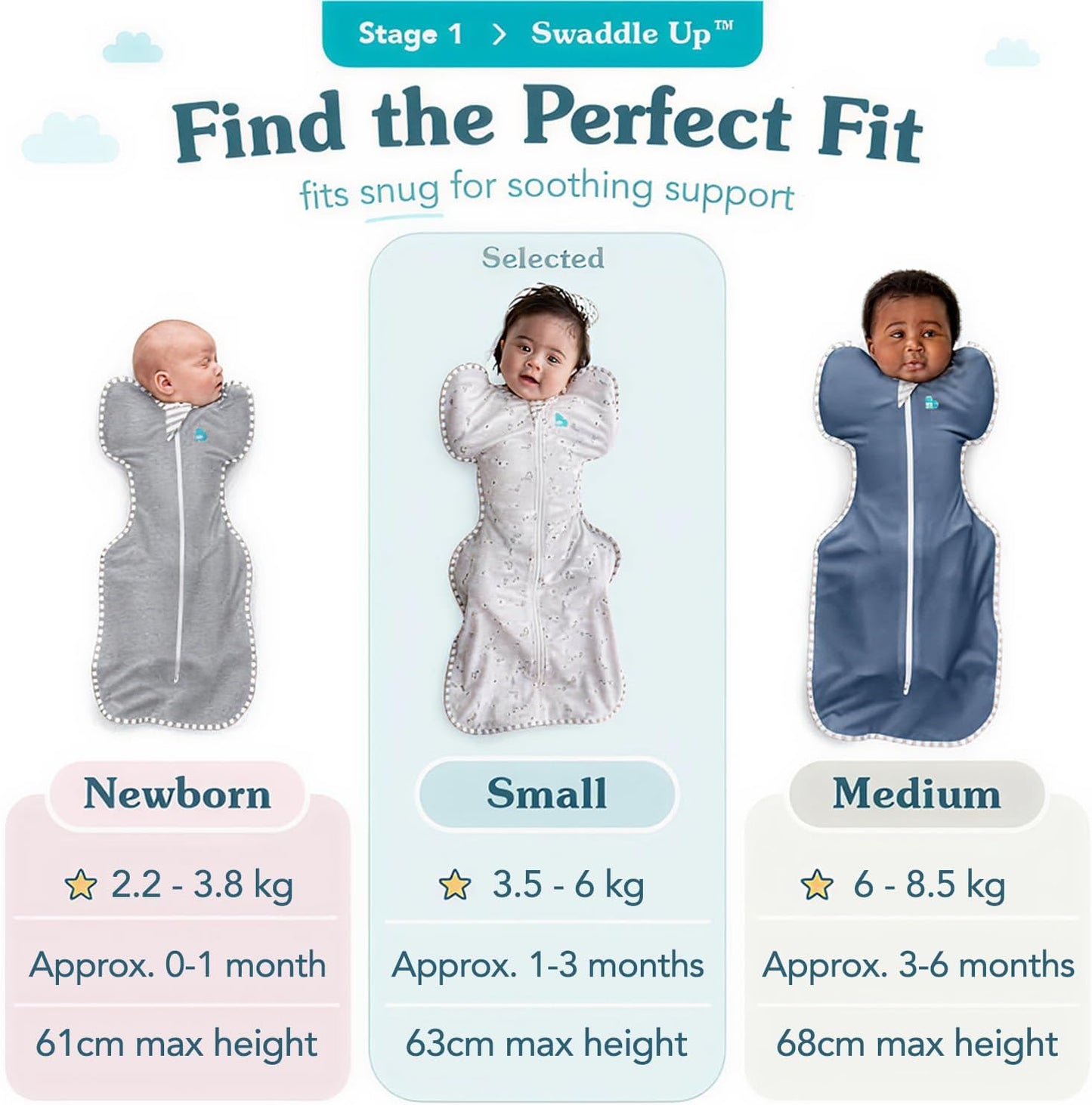 Love to Dream Swaddle Up Viscose from Bamboo, Arms Up Position, Soft and Sustainable Bamboo Fabric, Versatile Wearable Blanket,1.0 TOG (20-24°C) Ideal for Moderate Temps,Newborn 5-8.5 lbs, Boats Mist