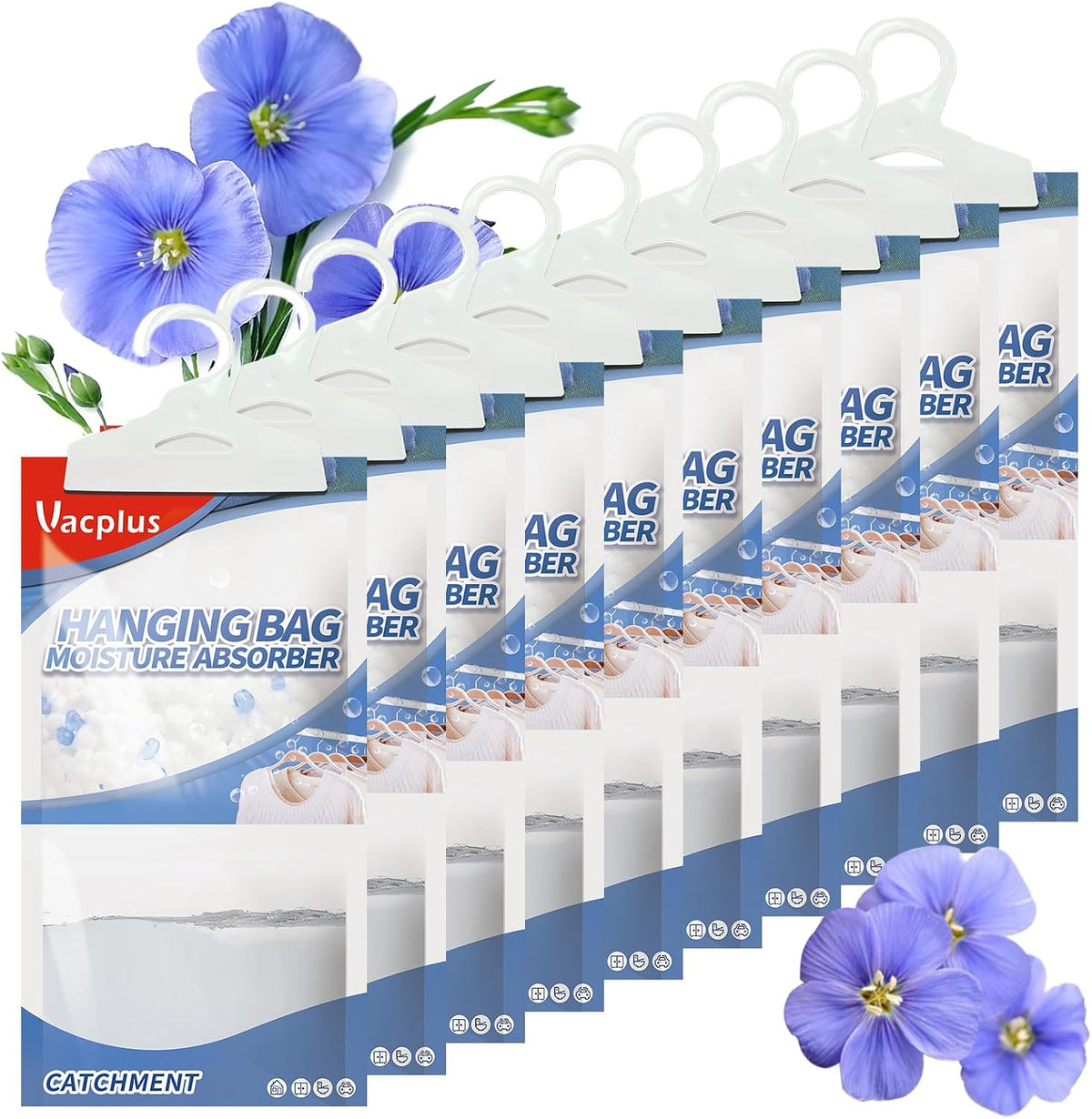 Vacplus Moisture Absorber, 14.0 OZ Hanging, Strong Absorption, Unscented