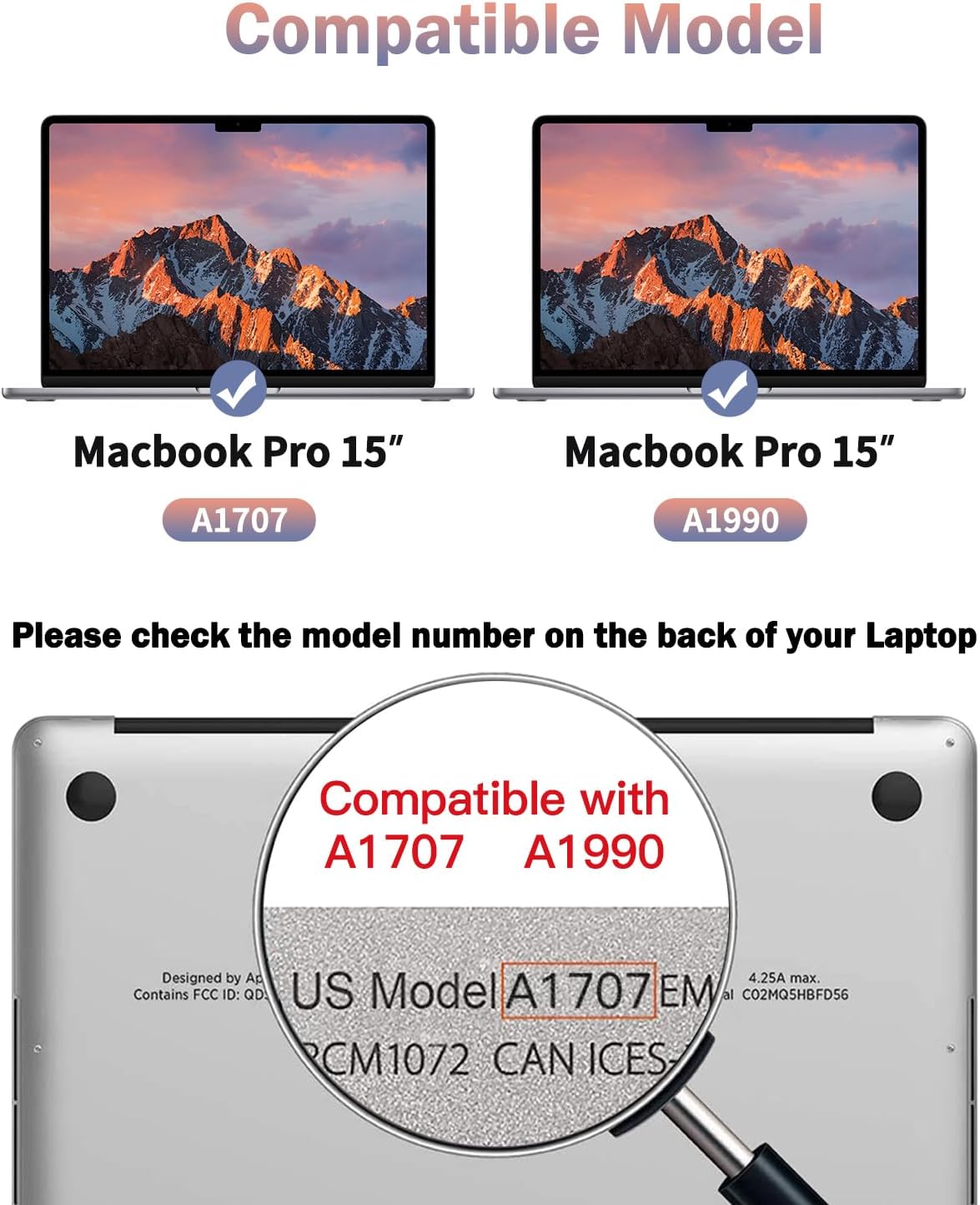 F FORITO 2-Pack Anti Blue Light Matte Laptop Screen Protector Compatible with 2016-2019 MacBook Pro 15 Model A1707 A1990, Eye Protection Anti Glare & Anti Scratch Screen Filter