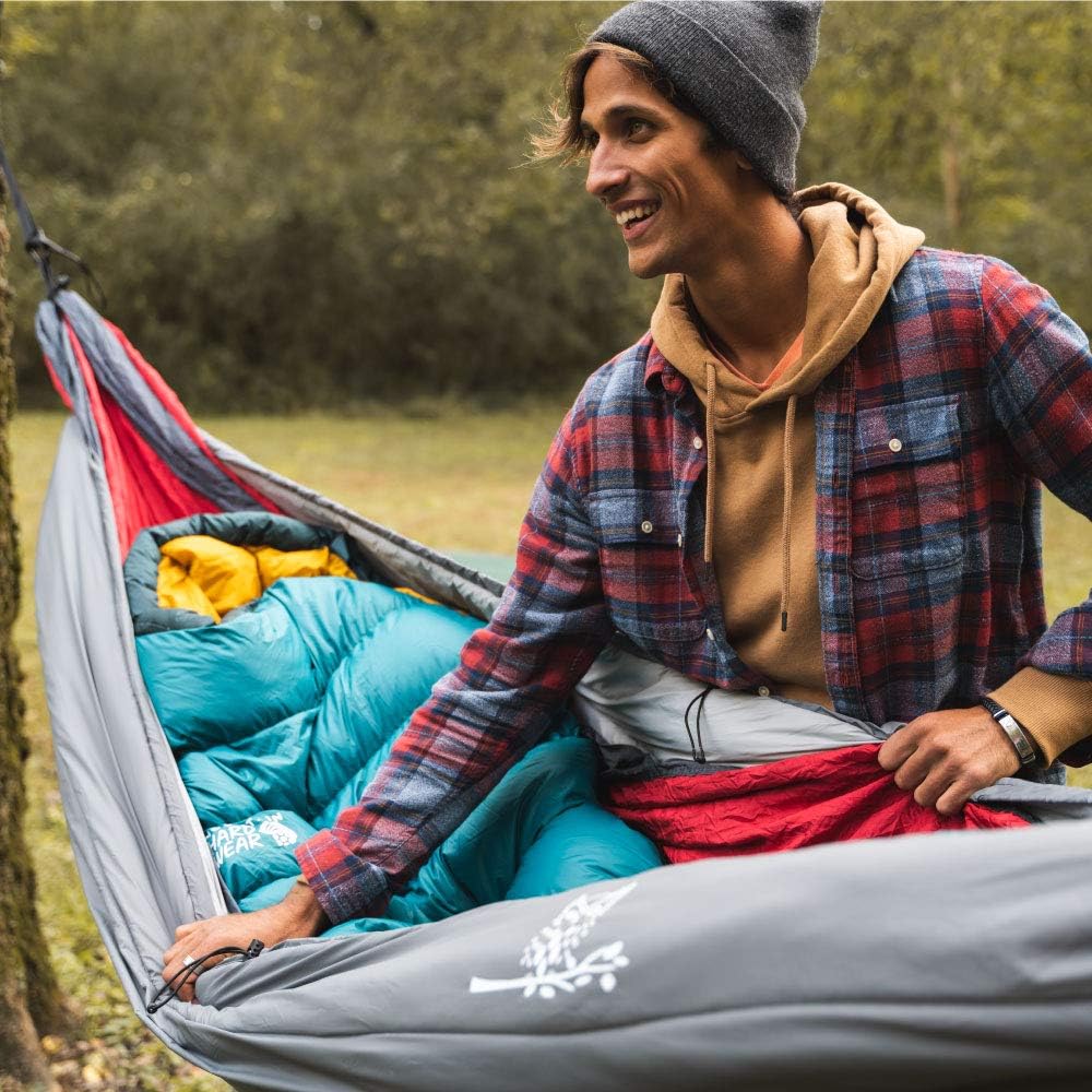 Wise Owl Outfitters Hammock Underquilt – Insulated Camping Quilt for Warm Sleeping – Fits Under Hammocks – Ultralight, Water-Resistant & Packable