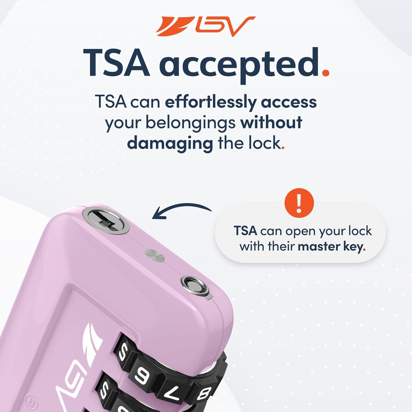 TSA Accepted Luggage Travel Lock, Set-Your-Own Combination Lock for School Gym Locker, Luggage Suitcase Baggage Locks, Filing Cabinets, Toolbox, Case (Purple, 2 Pack)